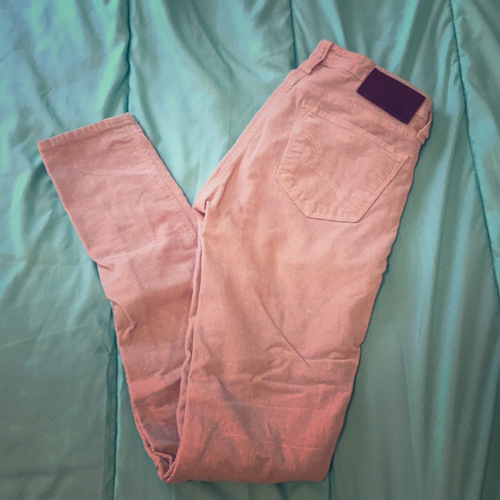 Corduroy skinny khakis